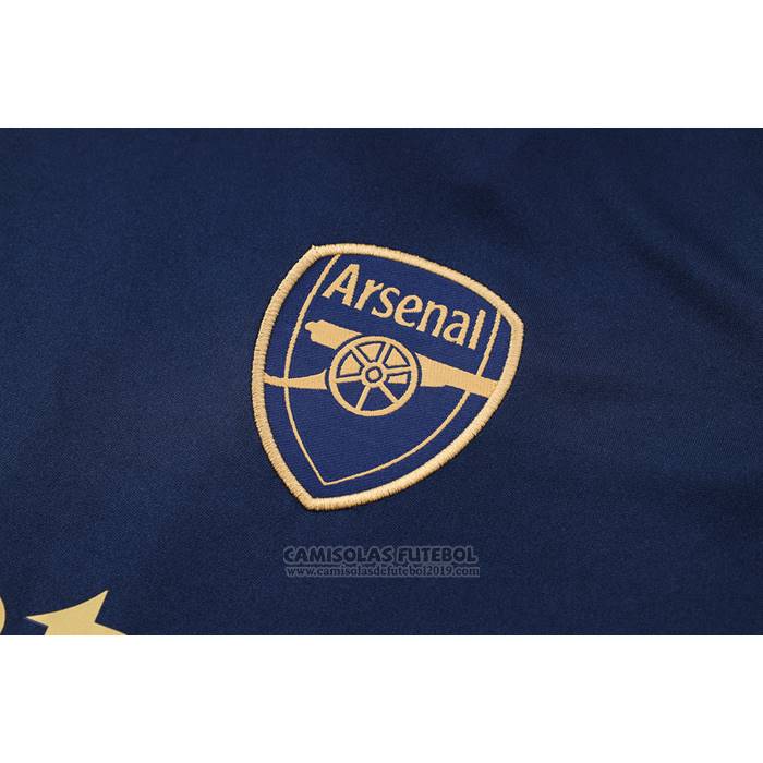 Fato de Treino Arsenal Manga Curta 2023-2024 Azul - Calcas Curta